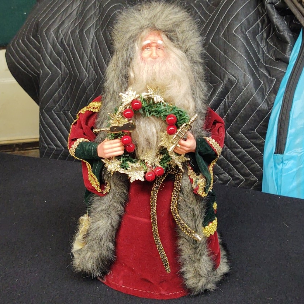 Santa tree topper or ?